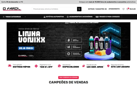 Site de O Farol
